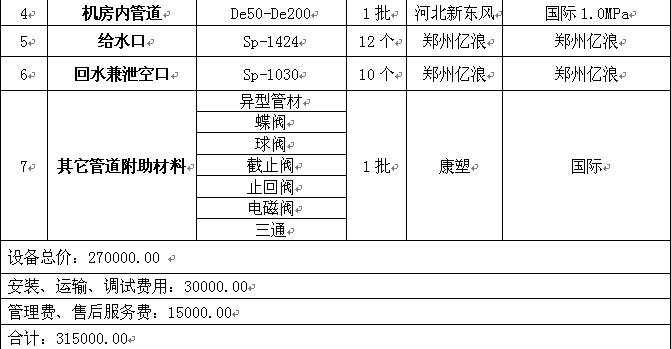 泳池设备价格